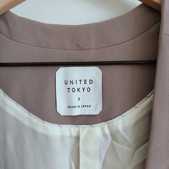 United Tokyo Japan Open Front Blazer 2 - Picture 4 of 6